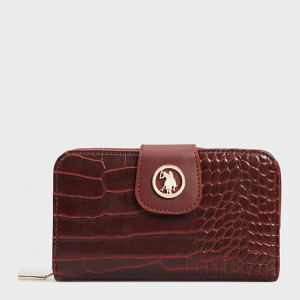 Женский кошелек U.S. Polo Assn USC21893 Burgundy-Burgundy (8683214043975) рейтинг