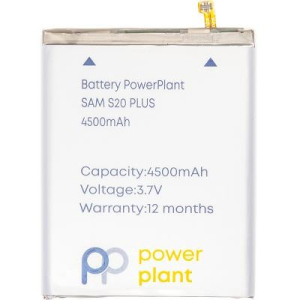 Акумулятор для телефону PowerPlant Samsung Galaxy S20 Plus (EB-BG985ABY) 4500mAh краща модель в Луцьку