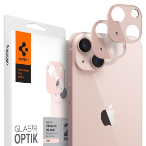 Скло на камеру Spigen Glastr Optik 2-pack Camera Lens Protector для iPhone 13 / 13 Mini Pink рейтинг