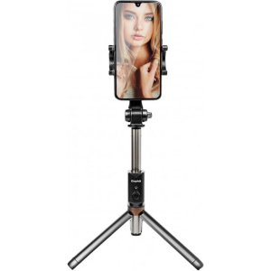 Трипод Dispho WS-18002 Selfie Stick Tripod Bluetooth Black (DSP-WS18002) ТОП в Луцьку