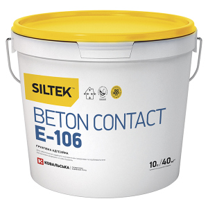 Грунтовка адгезионная Siltek E-106 Beton Contact 10л ТОП в Луцке