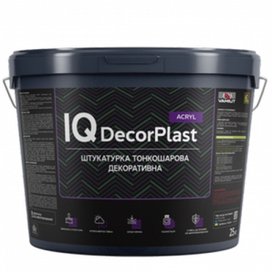 Акриловая декоративная штукатурка Vamiut IQ DecorPlast ACRYL короед 2,0мм 25кг в Луцке