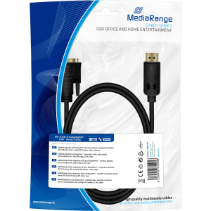 хороша модель Кабель MediaRange DVI to DisplayPort 2 м (MRCS131)