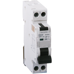 Дифференциальный автомат ONESTO 1п+N 32А 30mA тип AC/A RCBO (KRCS2) (6990150243003) лучшая модель в Луцке