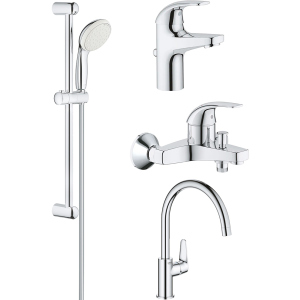 Набір змішувачів GROHE Start Curve 126748К (23805000+23768000+27598001+31554001) в Луцьку