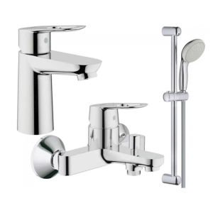 Набір змішувачів Grohe BauLoop S-Size 123214S ТОП в Луцьку