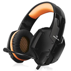 хорошая модель Наушники REAL-EL GDX-7700 SURROUND 7.1 black-orange