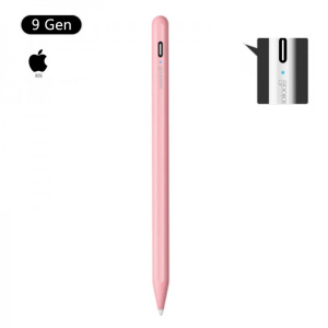 Стілус для планшета Apple iPad 2018-2021 Goojodoq 9 Gen Magnetic Type-C 1.2mm Pink в Луцьку