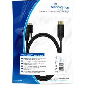 Кабель MediaRange DisplayPort to DVI-D 2 м (MRCS199) в Луцьку