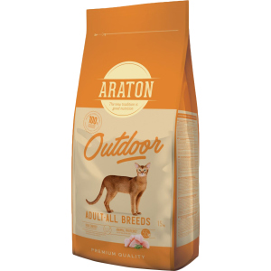 Сухий корм для котів ARATON OUTDOOR Adult All Breeds 15 кг (4771317456434)