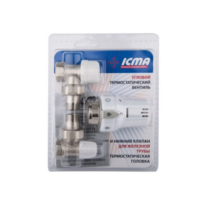 купити Термокомплект Icma 1/2" кутовий №KTE985+774+805