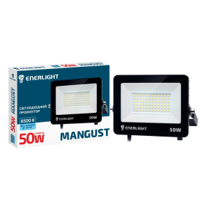 Прожектор світлодіодний ENERLIGHT MANGUST 50Вт 6500K IP65 (MANGUST50SMD80С) в Луцьку