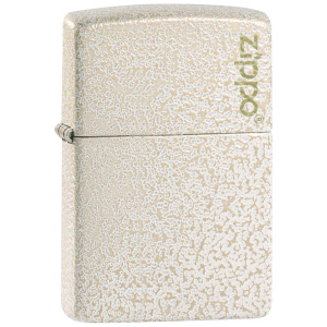 Зажигалка Zippo Reg Mercury Glass Matte Logo Белая (Zippo 49181 ZL) надежный