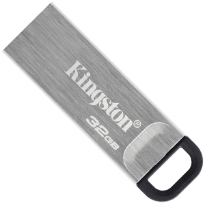 Kingston DataTraveler Kyson 32GB USB 3.2 Silver/Black (DTKN/32GB) краща модель в Луцьку