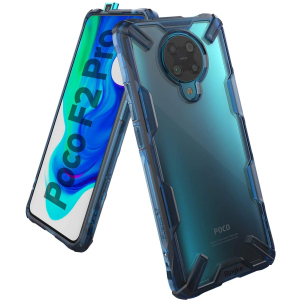 Панель Ringke Fusion X для Xiaomi Redmi K30 Pro/Poco F2 Pro Space Blue надійний