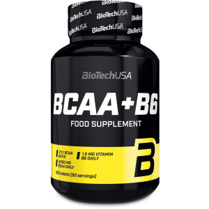 Аминокислоты Biotech BCAA+b6 100 таблеток ТОП в Луцке