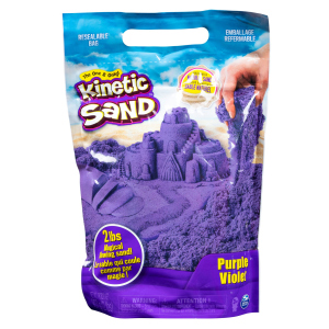 Пісок для дитячої творчості Kinetic Sand Colour Фіолетовий 907 г (71453P) в Луцьку