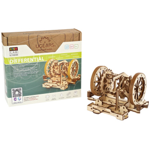 Механічний пазл Ugears Диференціал (4820184121089) краща модель в Луцьку