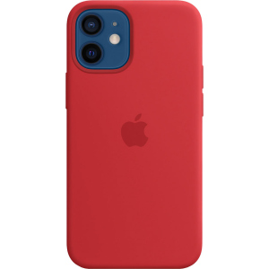 Панель Apple MagSafe Silicone Case для Apple iPhone 12 mini Red (MHKW3ZE/A) лучшая модель в Луцке