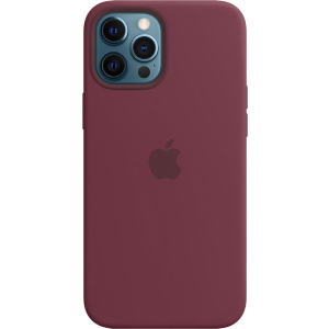 купить Панель Apple MagSafe Silicone Case для Apple iPhone 12 Pro Max Plum (MHLA3ZE/A)