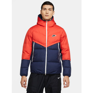 Пуховик Nike M Nsw Dwn Fil Wr Jkt Shld CU4404-673 XS Оранжево-синій в Луцьку