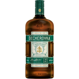 Лікерна настойка на травах Becherovka Unfiltered 0.5 л 38% (8594405103159) краща модель в Луцьку