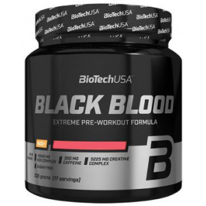 Передтренувальний комплекс BioTech Black Blood NOX+ 330 г Чорниця-лайм (5999076232376) ТОП в Луцьку