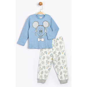 Пижама (футболка с длинным рукавом + штаны) Disney Mickey Mouse MC16191 92 см Голубая (8691109860774) в Луцке