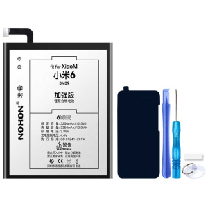 Аккумулятор NOHON для Xiaomi Mi 6 3350mAh + набор инструментов (BM39) лучшая модель в Луцке