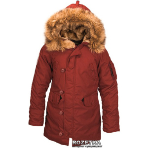 Парку Alpha Industries Altitude W Parka L Red Ochre краща модель в Луцьку