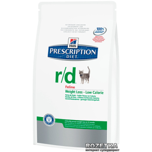 Сухой корм для кошек Hills Prescription Diet Feline r/d 5 кг (4318,08) (052742431802) надежный