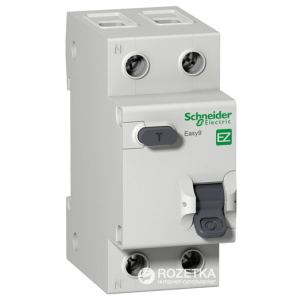 хорошая модель Дифференціальний автомат Schneider Electric 1 P+N 10 А 30 мА тип АС EZ9