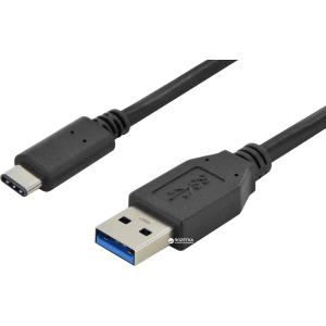 Кабель Digitus Assmann USB Type-C - USB 3.0 1 м (AK-300136-010-S) краща модель в Луцьку