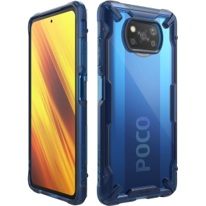 купить Панель Ringke Fusion X для Xiaomi Poco X3 NFC Space Blue