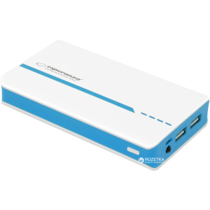 УМБ Esperanza 11000 mAh White/Blue (EMP107WB) надежный