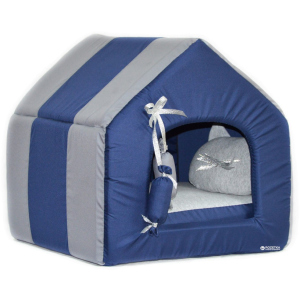 Домик для собак и кошек Лорі №1 Комфорт-лето 30х33х33 см Синий М120-с (4820177253674) лучшая модель в Луцке