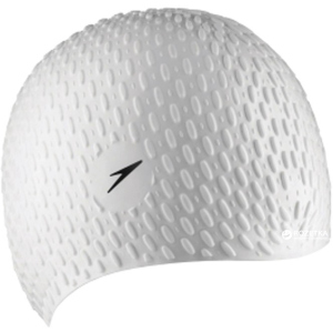 Шапочка для плавання Speedo Bubble Cap White (5053744175850) ТОП в Луцьку