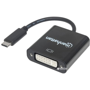 Адаптер Manhattan USB3.1 Type-C (M) - DVI (F) (152051)