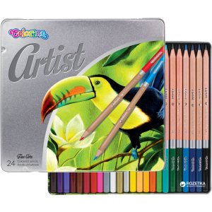 Олівці кольорові Artist Colorino 24 шт 24 кольори (83263PTR) (5907690883263) в Луцьку