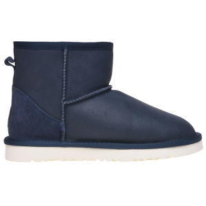 Угги UGG Classic Mini Leather Navy W 117011 38 Темно-синие в Луцке