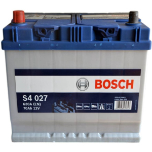 Автомобильный аккумулятор Bosch 70Аh (+/-) ASIA S4027 (630EN) (0 092 S40 270) ТОП в Луцке