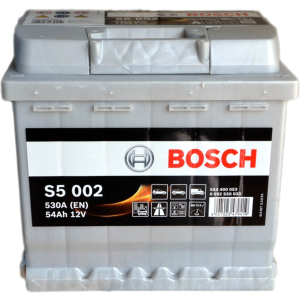 Автомобільний акумулятор Bosch 6СТ-54 (S5002) 54 Аг (-/+) Euro 530 А (0 092 S50 020) ТОП в Луцьку