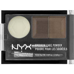 Тіні та віск для брів NYX Professional Makeup Eyebrow Cake Powder 05 Brunette 2.64 г (800897138554)