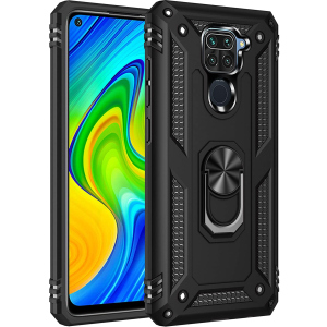 Панель BeCover Military для Xiaomi Redmi Note 9 / 10X Black (BC_705582) надійний