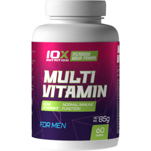 Комплекс вітамінів для чоловіків 10X Nutrition Multivitamin for Men 60 таблеток (525272730948) ТОП в Луцьку