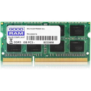 Модуль памяти GOODRAM SO-DIMM 8GB/1600 DDR3 1,35V (GR1600S3V64L11/8G) лучшая модель в Луцке