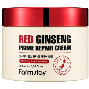 Крем для обличчя, що відновлює Farmstay Red Ginseng Prime Repair Cream з екстрактом червоного женьшеню 100 мл (8809480772139)