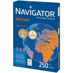 Папір Navigator Hard Cover А4 250 г/м² клас А 125 аркушів Білий (5602007989453) в Луцьку