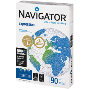 Папір Navigator Expression А4 90 г/м² клас А 500 аркушів Білий (5602024005013) краща модель в Луцьку