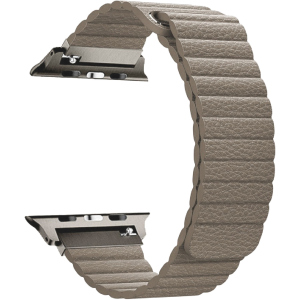 Ремешок Promate Lavish-38 для Apple Watch 38-40 мм 1/2/3/4/5/6/SE Beige (lavish-38.beige) ТОП в Луцке